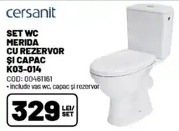 Ambient Cersanit set wc merida cu rezervor și capac k03-014 Ofertă