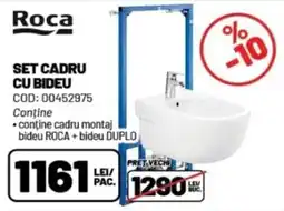 Ambient Roca set cadru cu bideu Ofertă