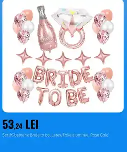 Emag Set 36 baloane Bride to be Ofertă