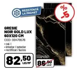Ambient Gresie noir gold lux Ofertă