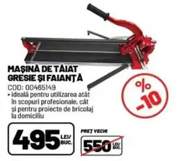 Ambient Mașină de tăiat gresie și faianță Ofertă