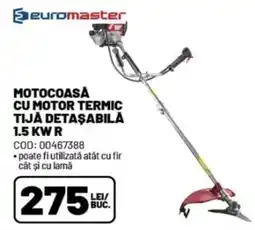 Ambient Euromaster motocoasă cu motor termic tijă detașabilă 1.5 kw r Ofertă