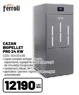 Ambient Ferroli cazan biopellet pro 24 kw Ofertă