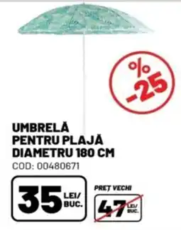 Ambient Umbrela pentru plajă Ofertă