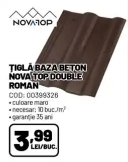 Ambient Novatop tigla baza beton nova top double roman Ofertă