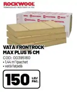 Ambient Rockwool vată frontrock max plus 15 cm Ofertă