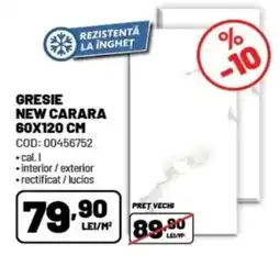 Ambient Gresie new carara Ofertă