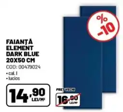 Ambient Element faianță dark blue Ofertă