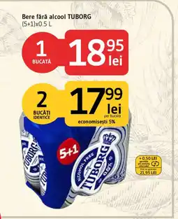 Supeco Tuborg bere fără alcool Ofertă