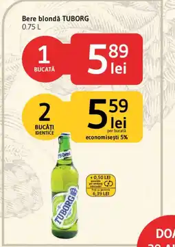 Supeco Tuborg bere blondă Ofertă