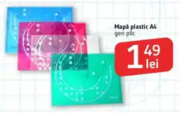 Supeco Mapă plastic A4 gen plic Ofertă