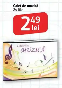 Supeco Caiet de muzică Ofertă