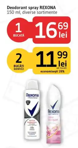 Supeco Rexona deodorant spray Ofertă