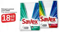Supeco Savex detergent automat pudră Ofertă