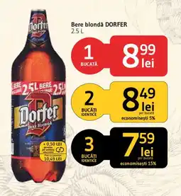 Supeco Dorfer bere blondă Ofertă