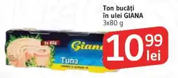 Supeco Giana ton bucăți în ulei Ofertă
