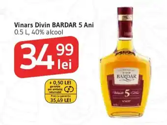 Bardar vinars divin 5 ani