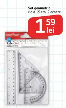 Supeco Memotech-Precision Ruler Set Ofertă