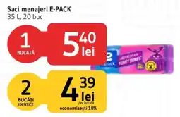 Supeco Saci menageri E-PACK Ofertă
