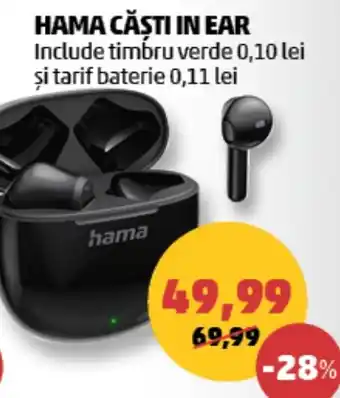 Hama căști in ear