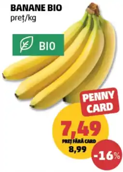 Penny Penny card banane bio Ofertă
