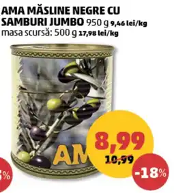 Penny Ama măsline negre cu samburi jumbo Ofertă