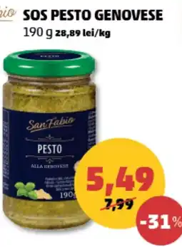Penny San Fabio sos pesto genovese Ofertă