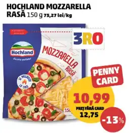 Penny Hochland mozzarella rasă Ofertă