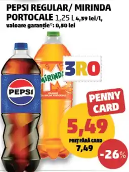Penny Pepsi regular mirinda portocale Ofertă