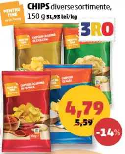 Penny Pentru Tine chips diverse sortimente Ofertă