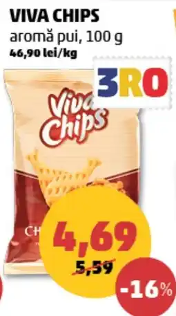Penny Viva chips aromă pui Ofertă