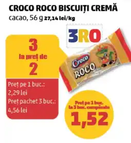 Penny Crocro biscuiti cremă cacao Ofertă