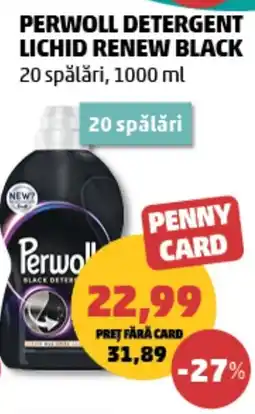 Penny Perwoll detergent lichid renew black Ofertă