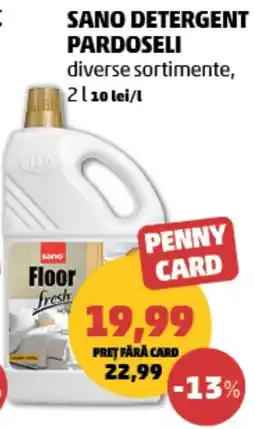 Penny Sano detergent pardoseli Ofertă