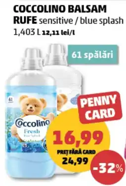 Penny Coccolino balsam rufe sensitive / blue splash Ofertă