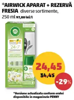 Penny Airwick aparat + rezervă fresia Ofertă
