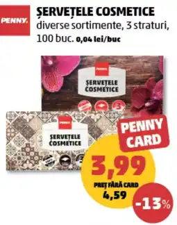 Penny Penny servetele cosmetice Ofertă