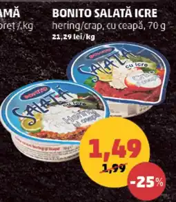 Penny Bonito salată icre Ofertă