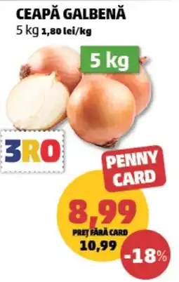 Penny 3RO ceapă galbenă Ofertă