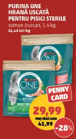 Penny Purina One hrană uscată pentru pisici sterile Ofertă
