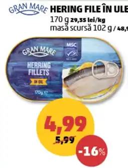 Penny Gran mare herring file in ulei Ofertă