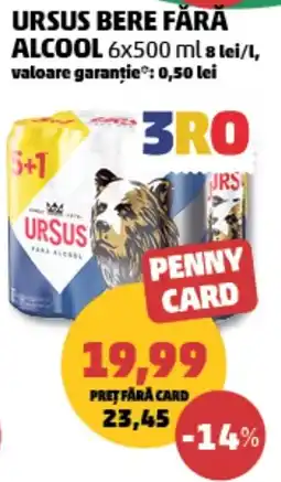 Penny Ursus bere fără alcool Ofertă