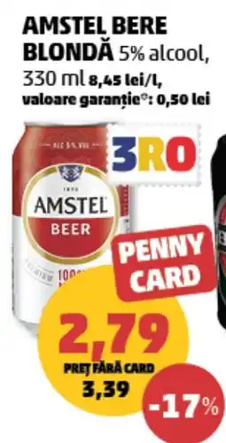 Penny Amstel bere blondă Ofertă
