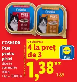 Lidl Coshida Pate pentru pisici Ofertă