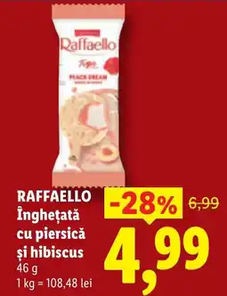 Lidl Raffaello înghețată cu piersică și hibiscus Ofertă
