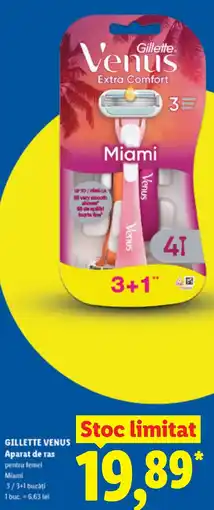 Lidl Gillette Venus Extra Comfort Miami Ofertă