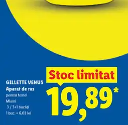 Lidl gillette venus aparat de ras pentru femei miami Ofertă