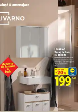 Lidl Livarno dulap de baie cu oglindă Ofertă