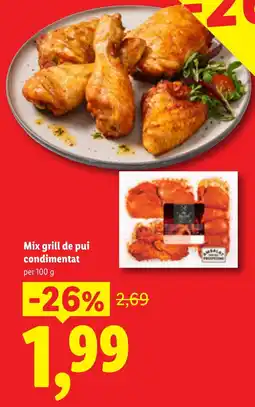 Lidl Mix grill de pui condimentat Ofertă