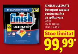 Lidl Finish detergent capsule pentru mașina de spălat vase Ofertă